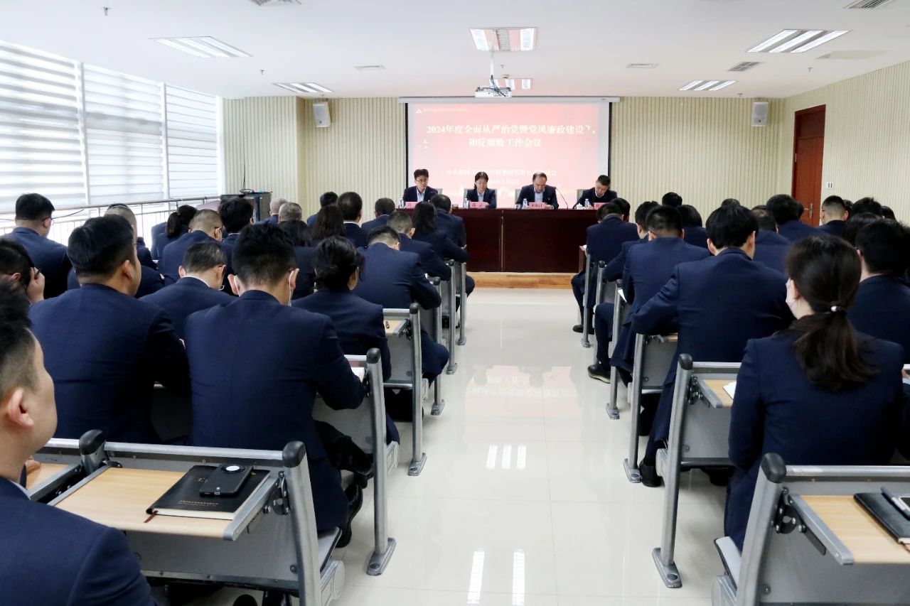 市財金集團召開2024年度全面從嚴治黨暨黨風廉政建設和反腐敗工作會議